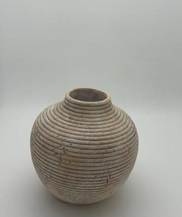 Taupe Matt Ceramic Vase